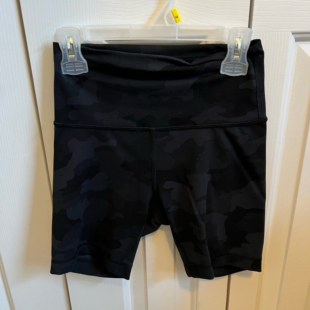 Lululemon Camo Biker Shorts